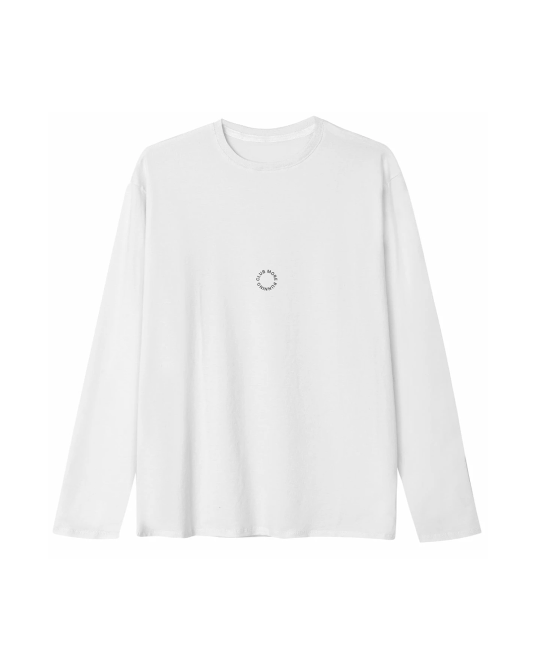 "More Running Club Member" White Longsleeve