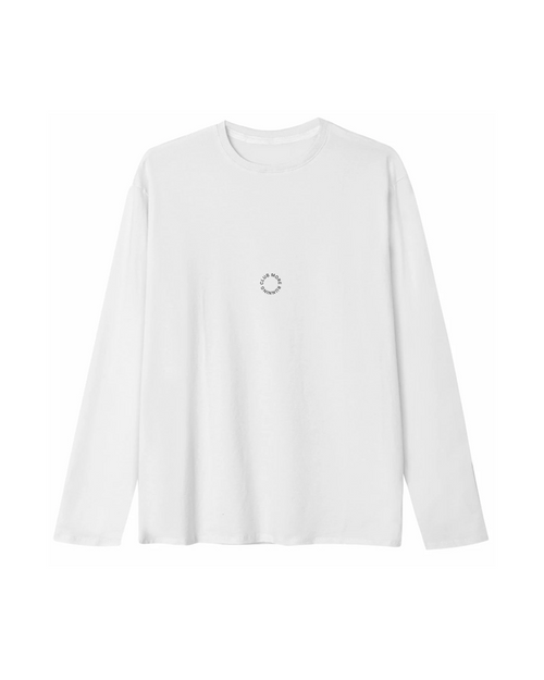 "More Running Club Member" White Longsleeve