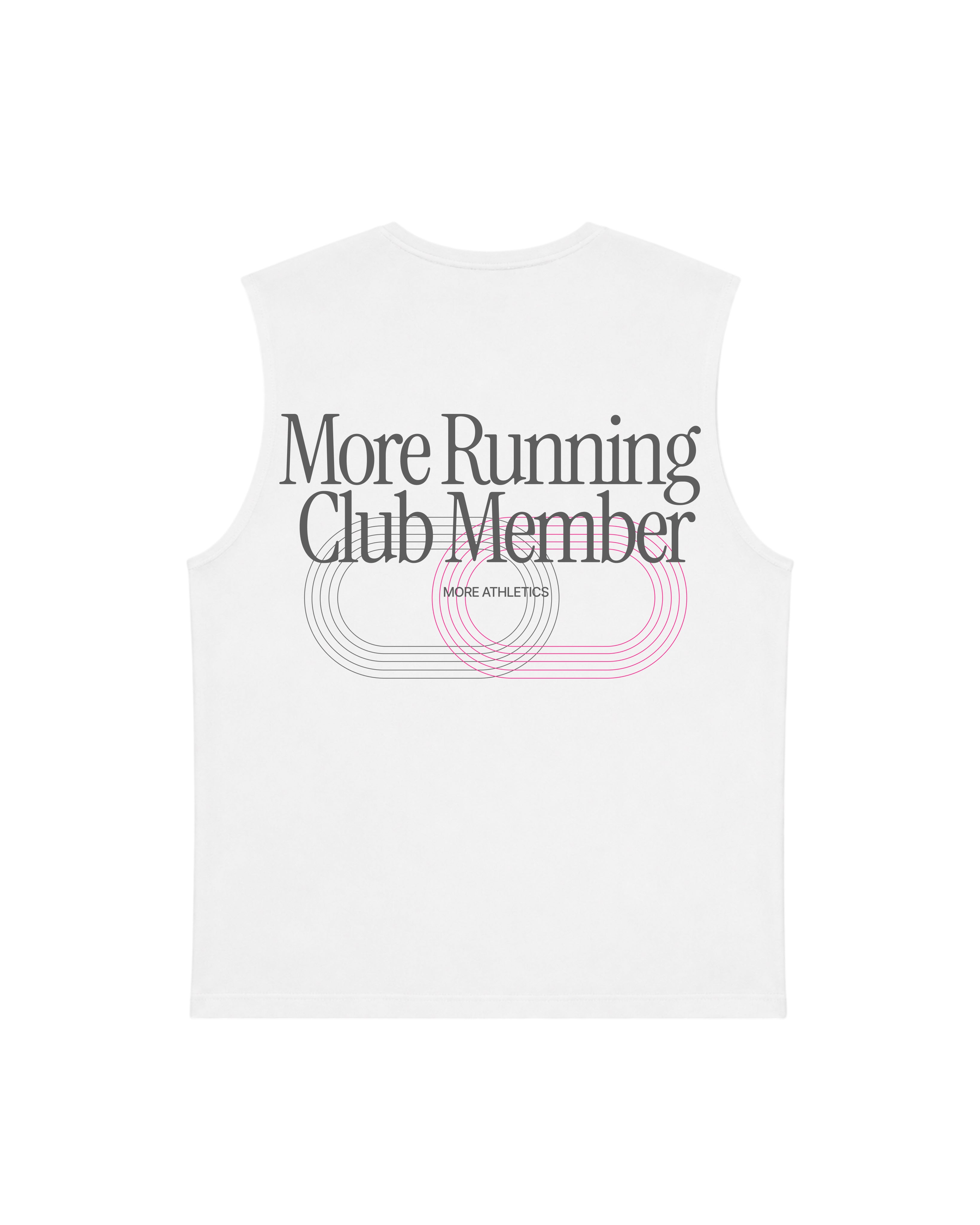 "More Running Club Member" Tank Top