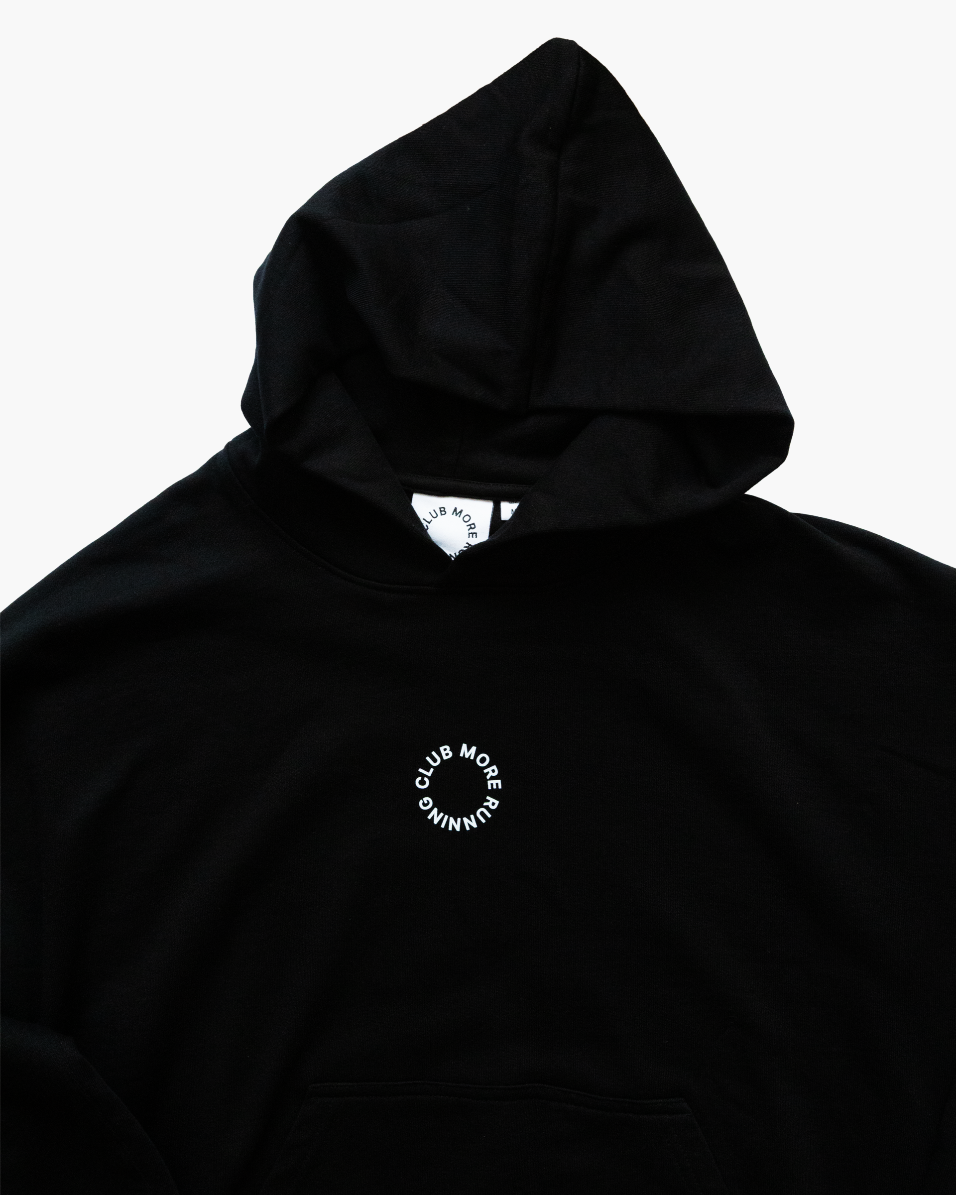 "More Running Club Member" Black Hoodie
