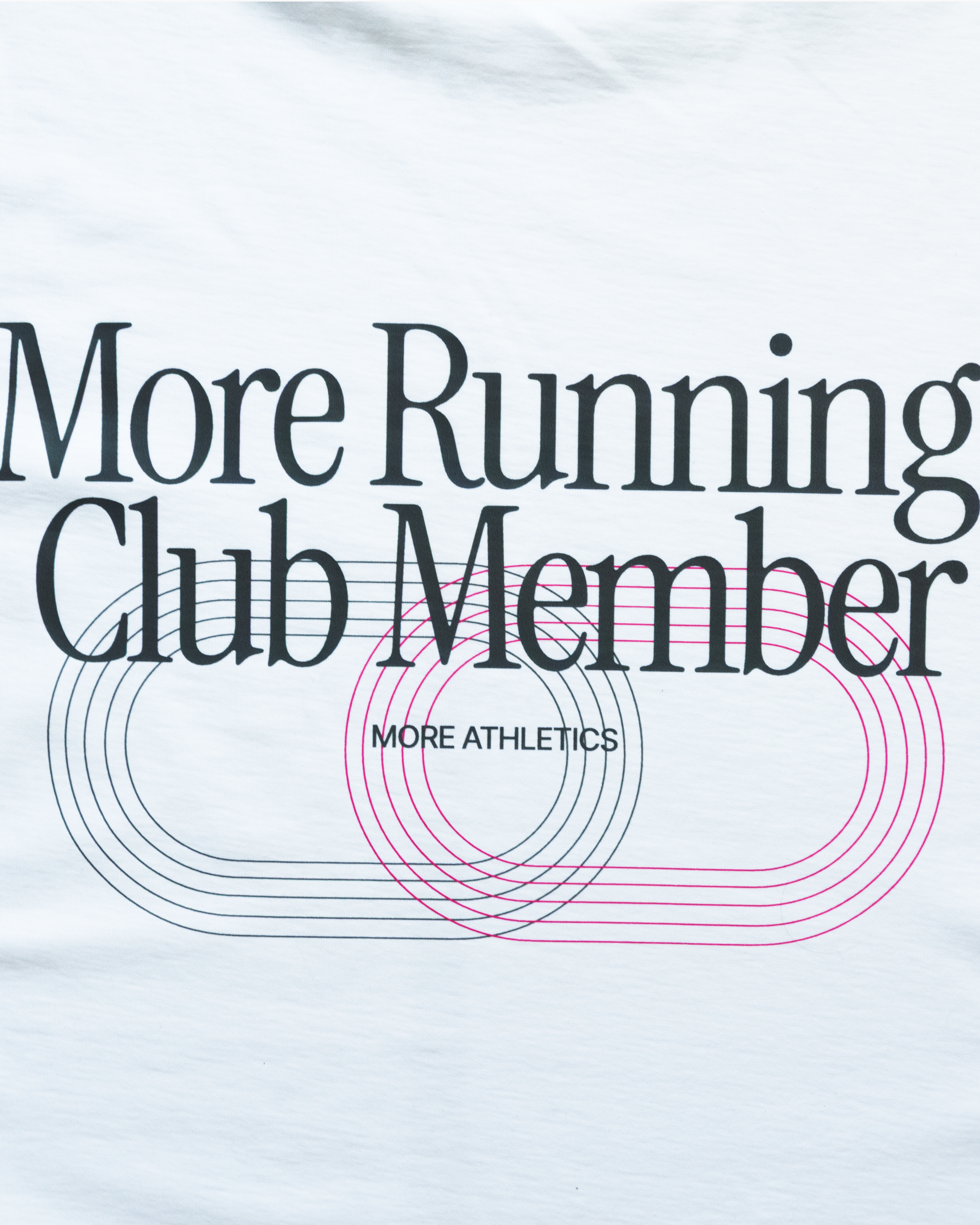 "More Running Club Member" T-shirt