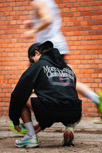 "More Running Club Member" Black Hoodie