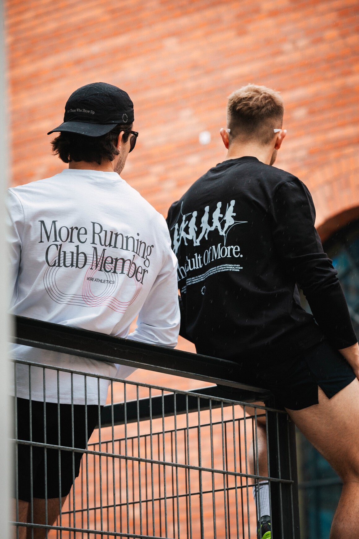 "More Running Club Member" White Longsleeve