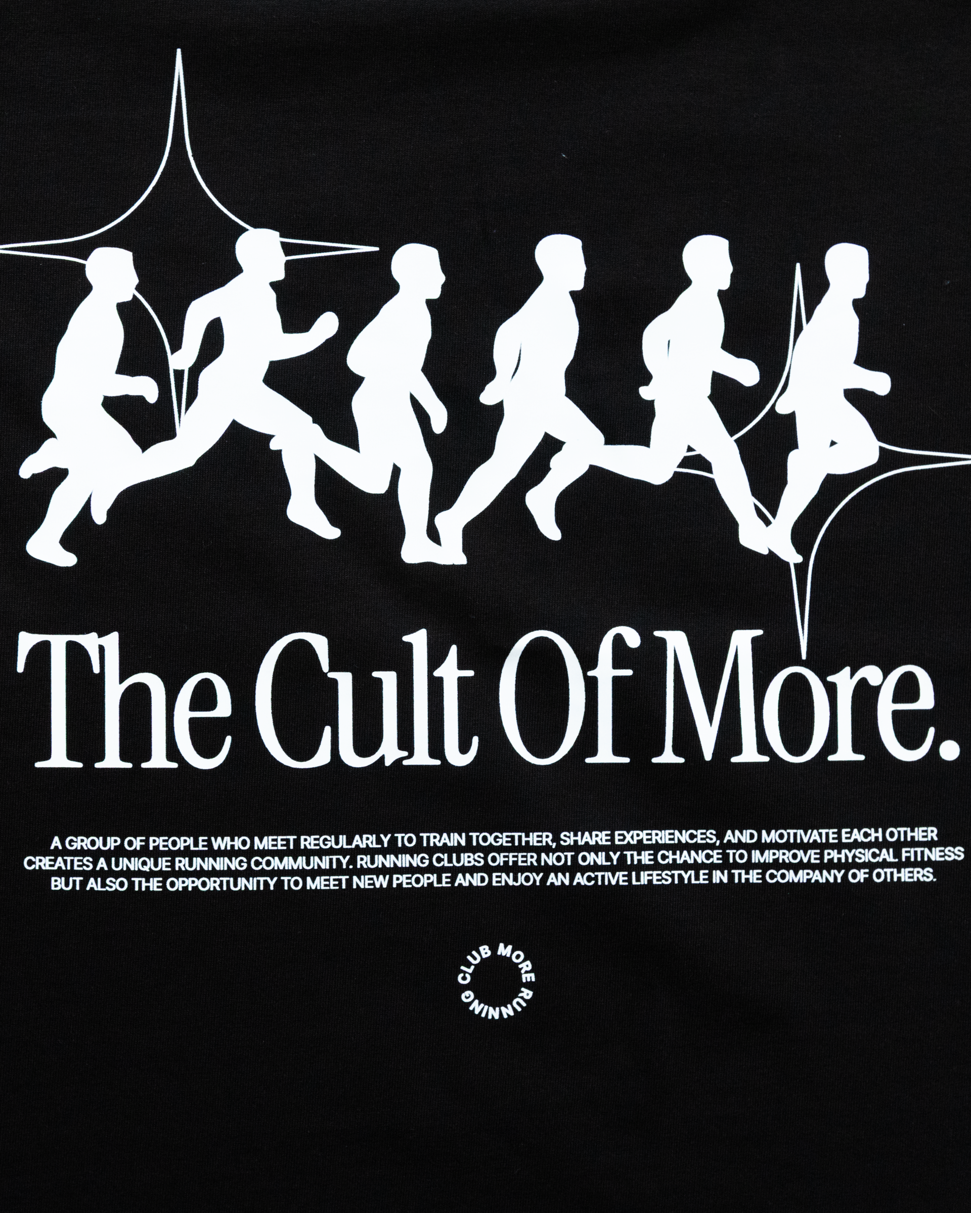 "The Cult of More" Black Longsleeve